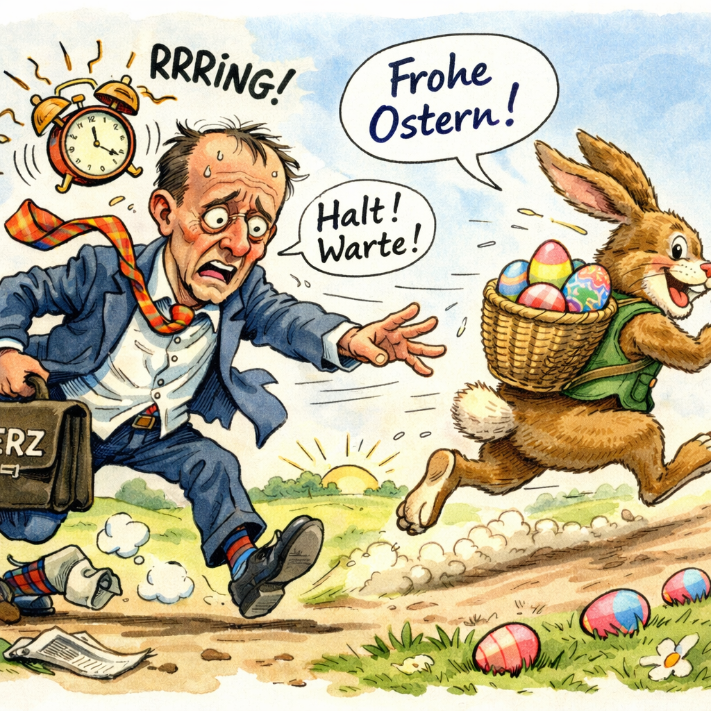 Merz: Wenn man erst am Ostersonntag Abend bemerkt, dass Ostern ist…