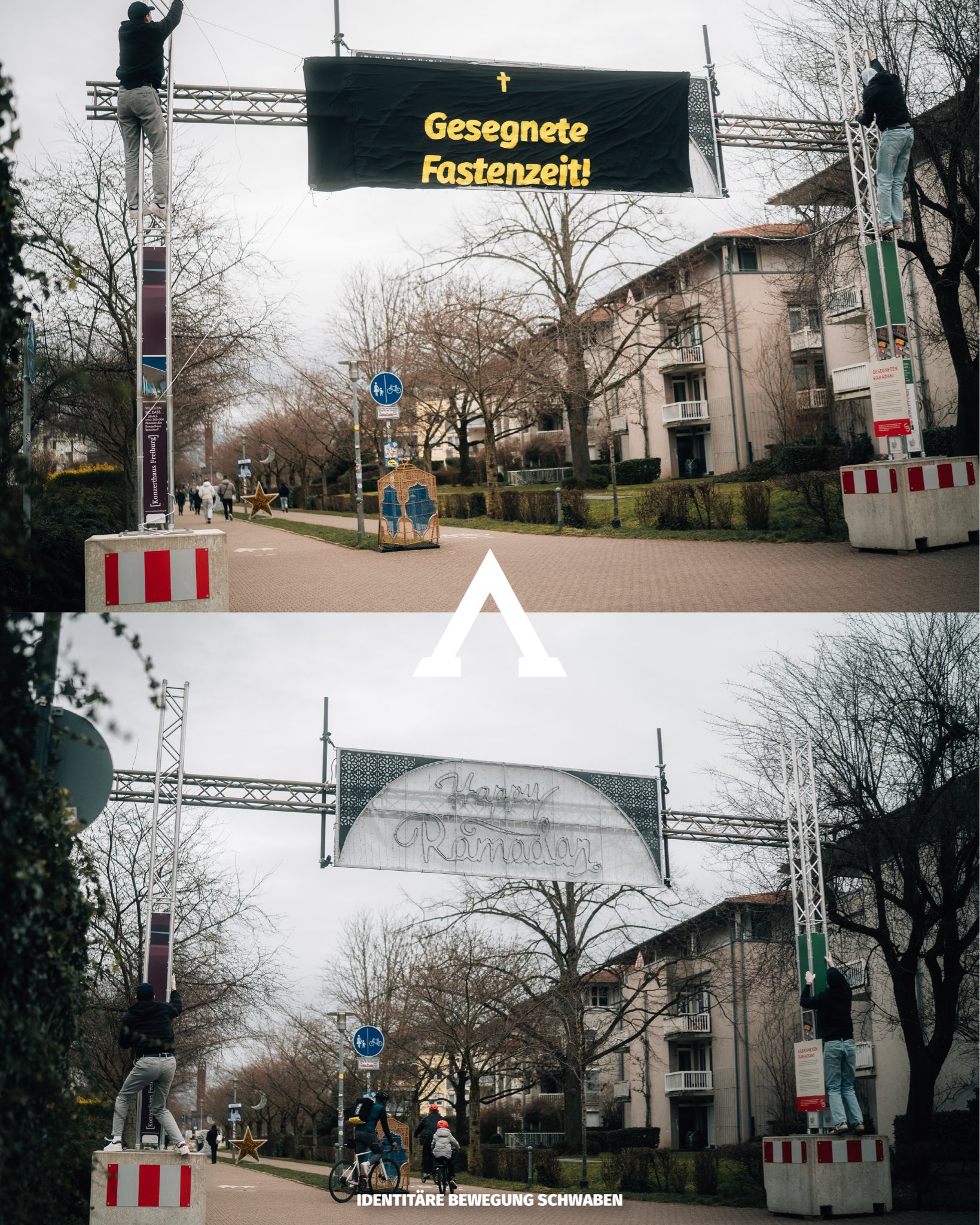 Identitäre Bewegung: „Fastenzeit statt Ramadan!“