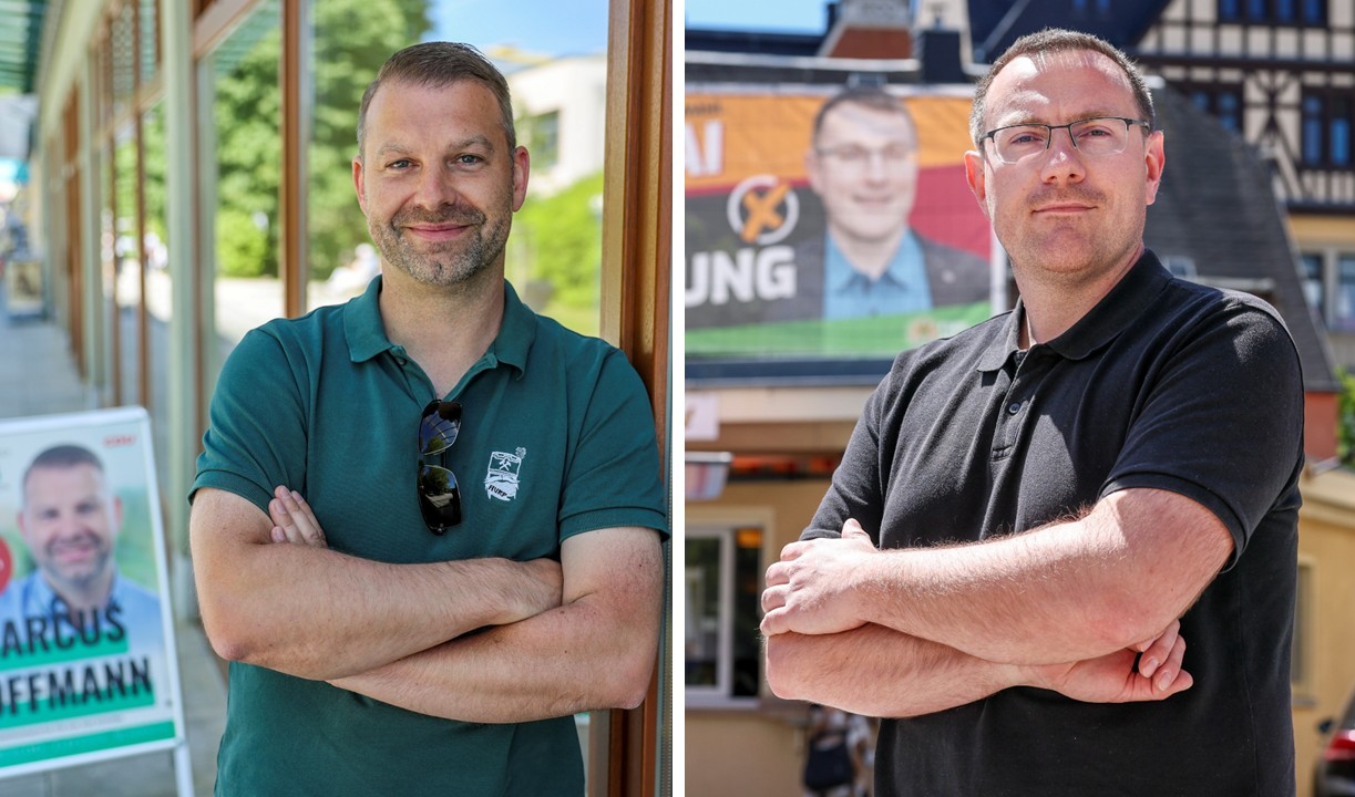 „Freie Sachsen“ unterliegen knapp bei OB-Wahl in Aue