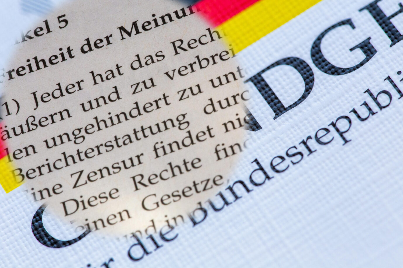 Die Pressefreiheit, die sie meinen