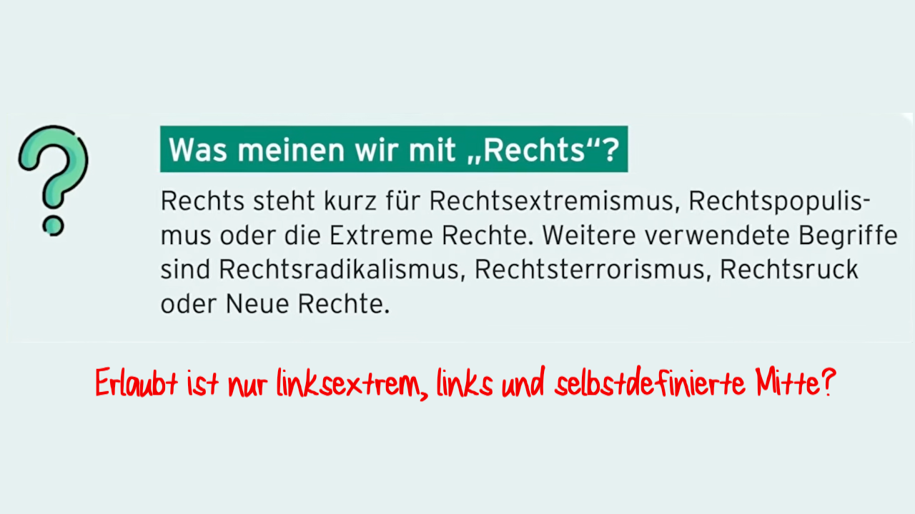 Staatlich finanzierter Klassenkampf gegen „Rechts“?